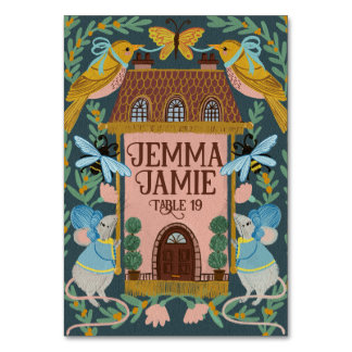 コテージコーレ結婚フェアリーターズテーブルカード テーブルナンバー