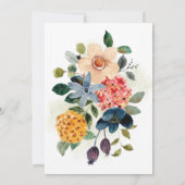 コテージコ結婚ア |フローラ素朴ガーデン 招待状 (裏面)