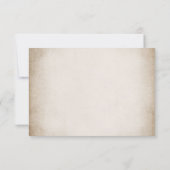 コテージシックあじさいウェディングRSVPカード 出欠カード (裏面)