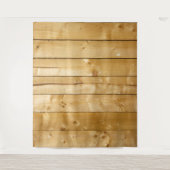 コテージシックウッフェイクドパネルタペストリー タペストリー (正面)