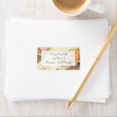 コテージシックバラ住所 シール (インサイチュ)