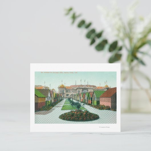 コテージシティアベニュービューサンタクルスCA ポストカード (スタンド正面)