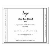 コテージシンプルフードローゴム印 ラバースタンプ (インプリント)