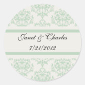 コテージシ結婚ック封筒用シールシール ラウンドシール (正面)