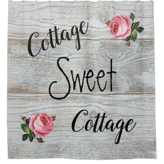 コテージスウィートコテージ シャワーカーテン (正面)