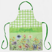 コテージスタイル野草 エプロン (正面)