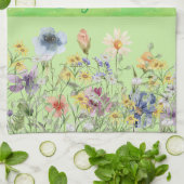 コテージスタイル野草 キッチンタオル (折り畳み)