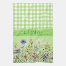 コテージスタイル野草 キッチンタオル