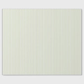 コテージストライプグリーンセロリギフト包装紙 ラッピングペーパー (フラット)