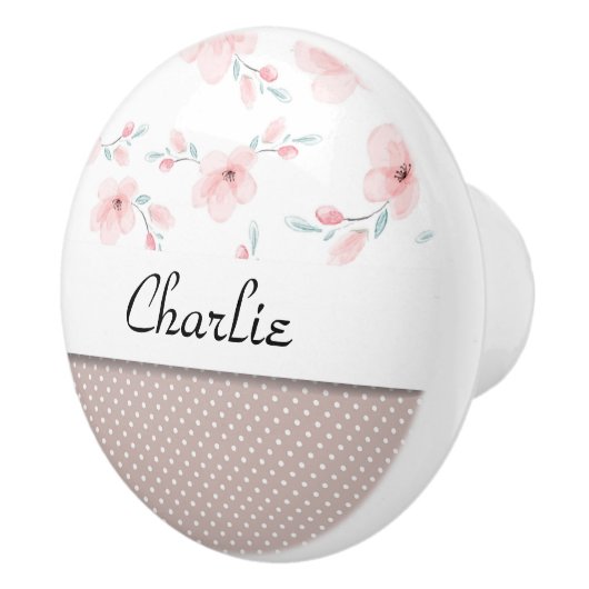 コテージチャームコレクション – ドアノブ セラミックノブ (右)