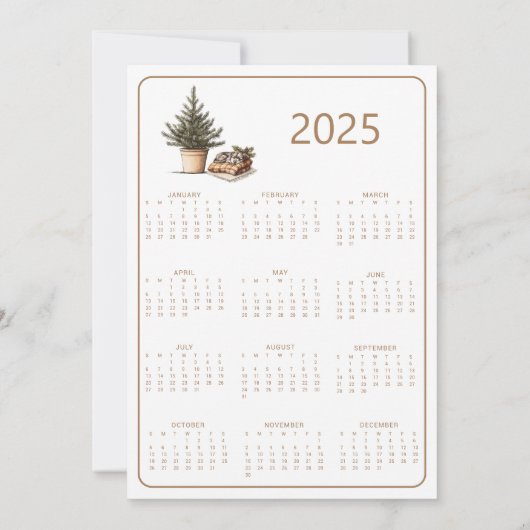 コテージハイゲツーフォトカレンダークリスマス シーズンカード (裏面)