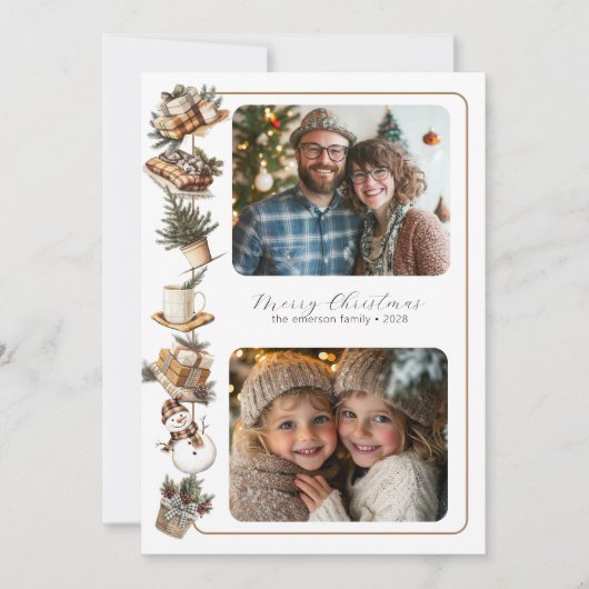 コテージハイゲツーフォトクリスマスカード シーズンカード (正面)