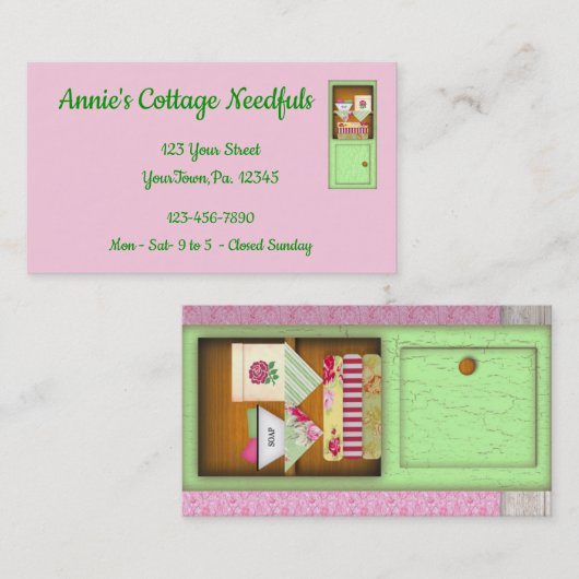 コテージハッチプロファイルカード 名刺 (正面/裏面)