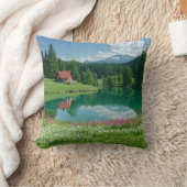 コテージバイクリスタルレイククッション クッション (ブランケット)