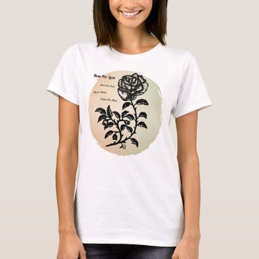 コテージバラオブラブオンピーチ Tシャツ (正面)