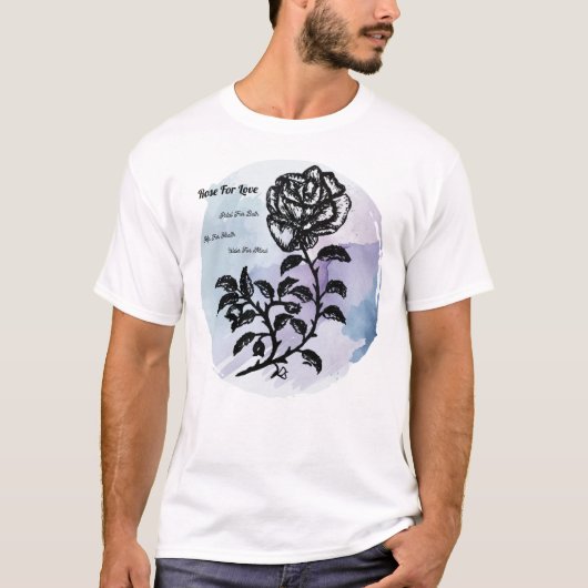 コテージバラオブラブオンブルー Tシャツ (正面)