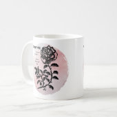 コテージバラオンピンク – グラニー魔法 コーヒーマグカップ (正面左)