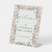 コテージバラガーデンフローラwバタフライベビーガール 台座サイン (正面)