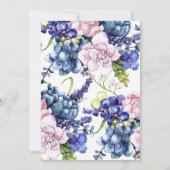 コテージバラ誕生日パーティー 招待状 (裏面)