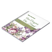 コテージパープルフローラ介護者 ノートブック (左側)