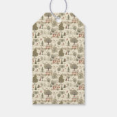 コテージフランスのクリスマス ギフトタグ (正面)