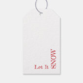 コテージフランスのクリスマス ギフトタグ (裏面)