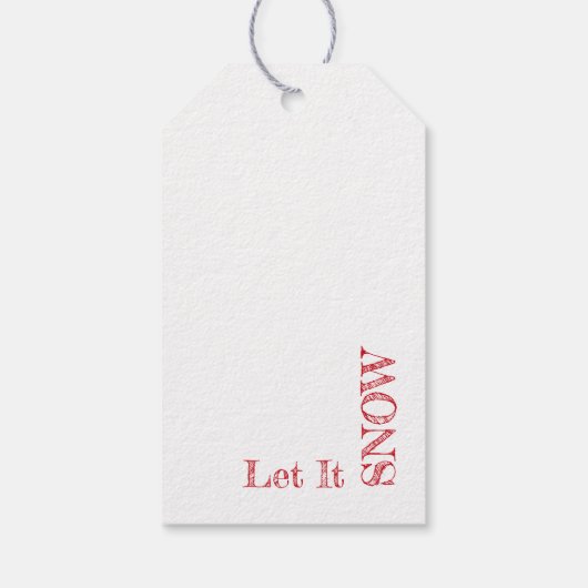 コテージフランスのクリスマス ギフトタグ (裏面)