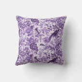 コテージフランスのスタイルトイレデジュイパープル クッション (裏面)