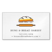 コテージフードホームベーカリーパンロゴ マグネット名刺 (正面)