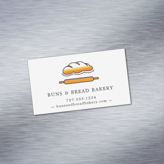 コテージフードホームベーカリーパンロゴ マグネット名刺 (インサイチュ)