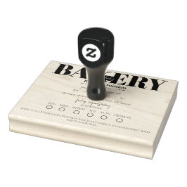 コテージフードローゴム印 ラバースタンプ