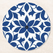 コテージブルーコースター ラウンドペーパーコースター (正面)