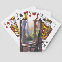 コテージポーチインアーリーサン – Martha's Vinyard