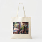 コテージポーチインアーリーサン – Martha's Vinyard トートバッグ (正面)