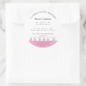 コテージモダンフードロースティッカー ラウンドシール (バッグ)