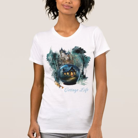 コテージライフクリスタルボール Tシャツ (正面)