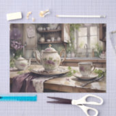 コテージラベンダーキッチンドリームズデクページプリント 薄葉紙 (クラフト)