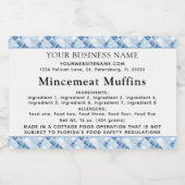 コテージローホームベーカリー成分アレルゲン フードラベル (シングルラベル)