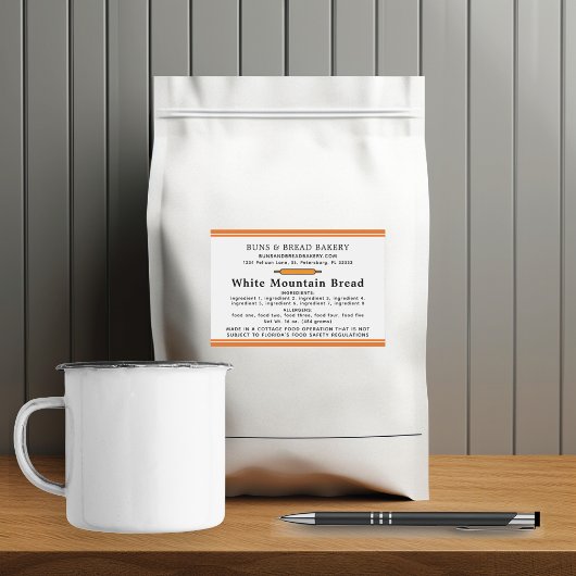 コテージローホームベーカリー成分アレルゲン フードラベル