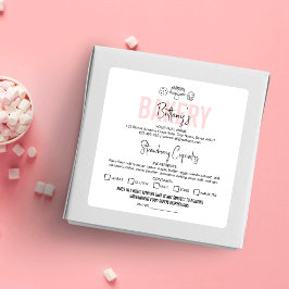 コテージローラベルベーカリーフェミニン成分 スクエアシール