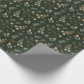 コテージヴィンテージの素朴な花   ラッピングペーパー (角)