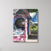 コテージ列 – マーサのブドウ園 キャンバスプリント (正面)