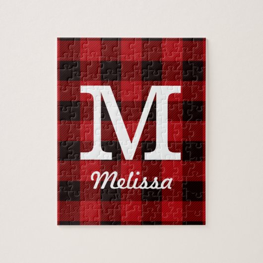 コテージ初期のレッドバッファロープライド腰帯ジャッキ ジグソーパズル (縦)