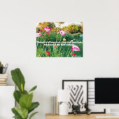 コテージ園感謝の思い祈りの言葉ポスター ポスター (ホームオフィス)