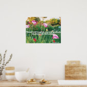 コテージ園感謝の思い祈りの言葉ポスター ポスター (キッチン)