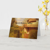 コテージ園。 カード (黄色い花)