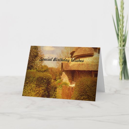 コテージ園。 カード (正面)