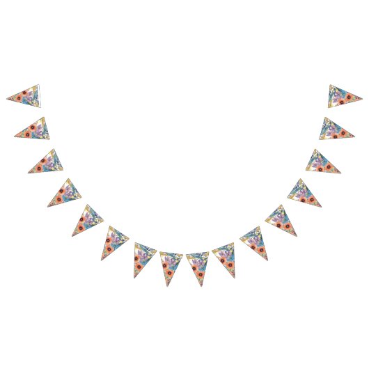 コテージ園 バンティングフラッグ (全)