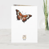 コテージ夏の花の庭のフェンス カード (裏面)