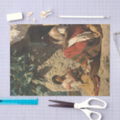 コテージ外のジプシーの女性2人、P.S. Kroyer 薄葉紙 (クラフト)